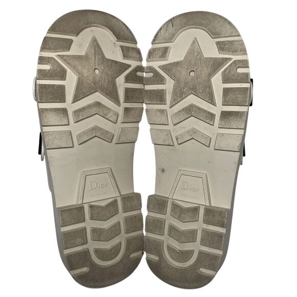 Christian Dior Diorquake Buckle Platform Slip On Wood Sandals Leather EU 38 US 8 - Picture 10 of 10